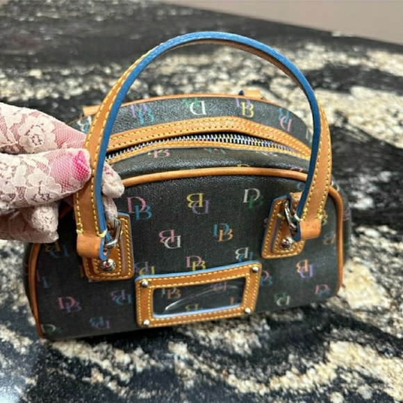 Dooney & Bourke Multicolor Logo Mini Bowler - Picture 13 of 15